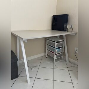 Modern White Desk